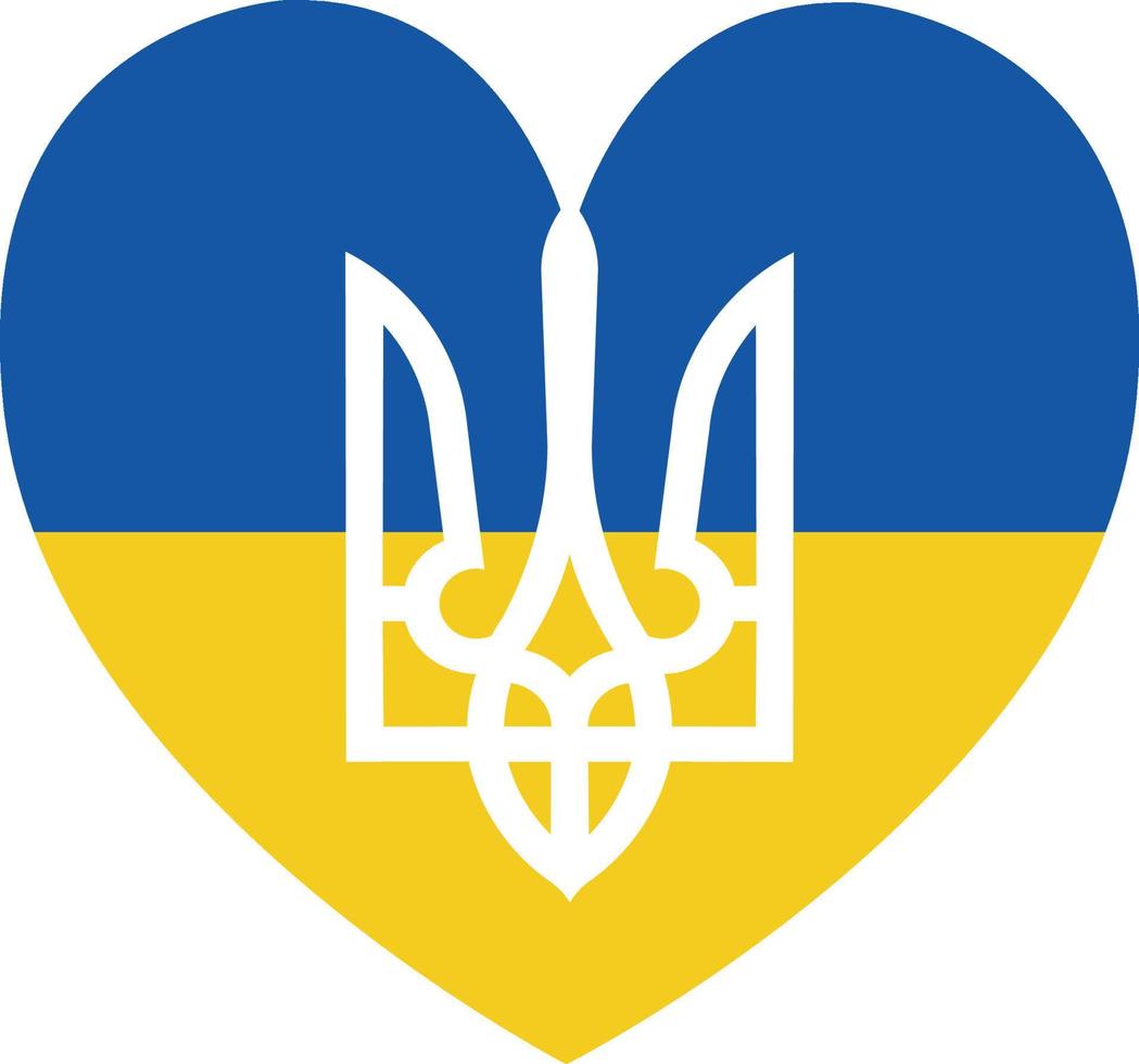 heart-and-arms-of-ukraine-on-white-isolated-background-vector